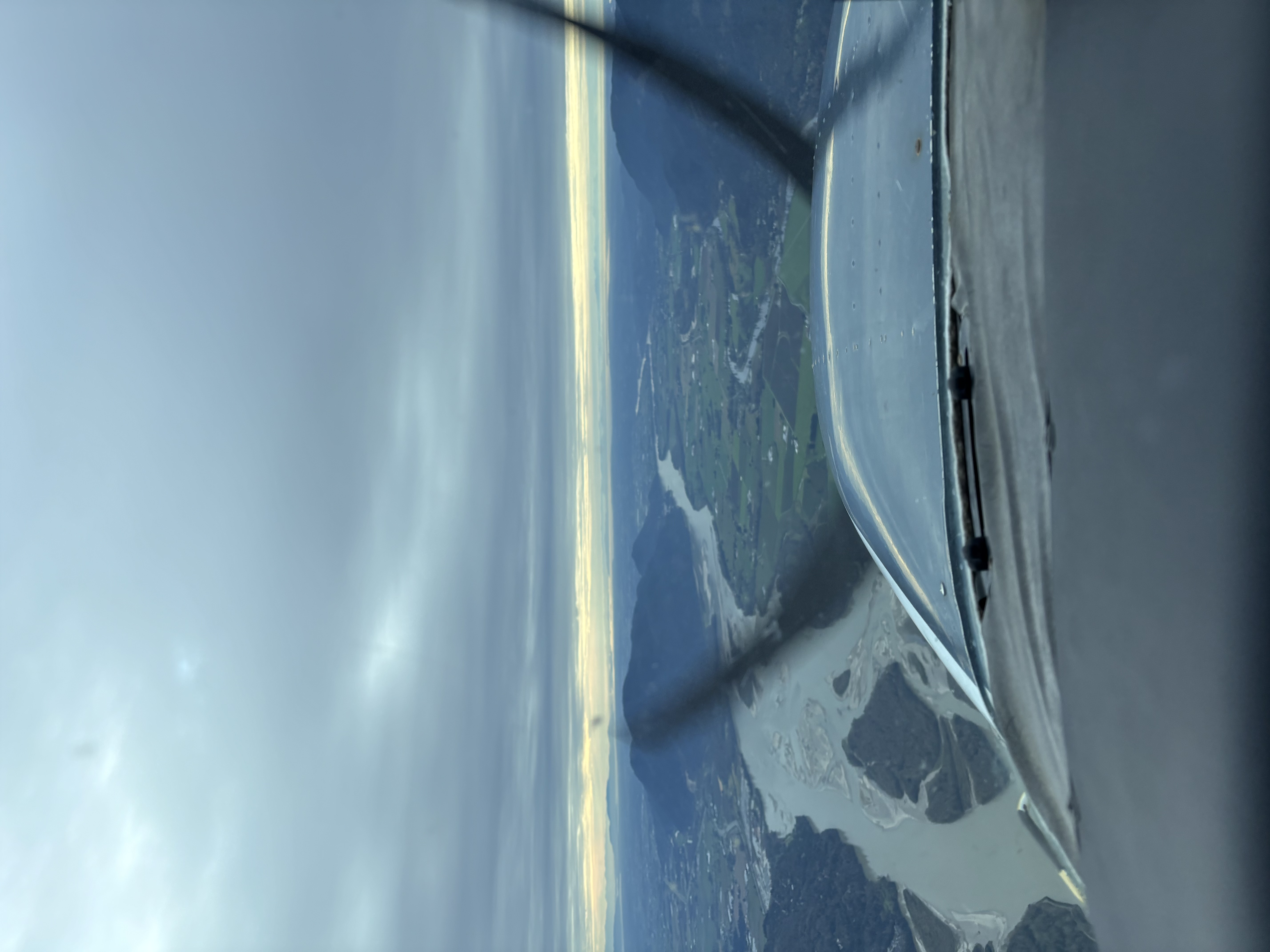 Fraser Valley Dusk Flight